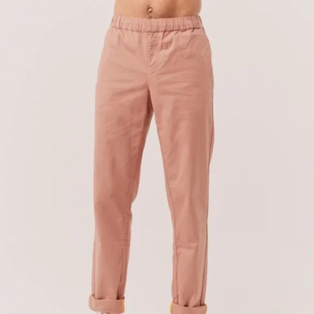 Men's Pact Woven Twill Roll Up Pant